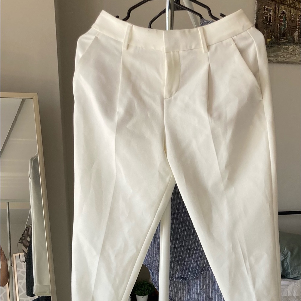 Brand New Banana Republic White Trouser Pant 0P